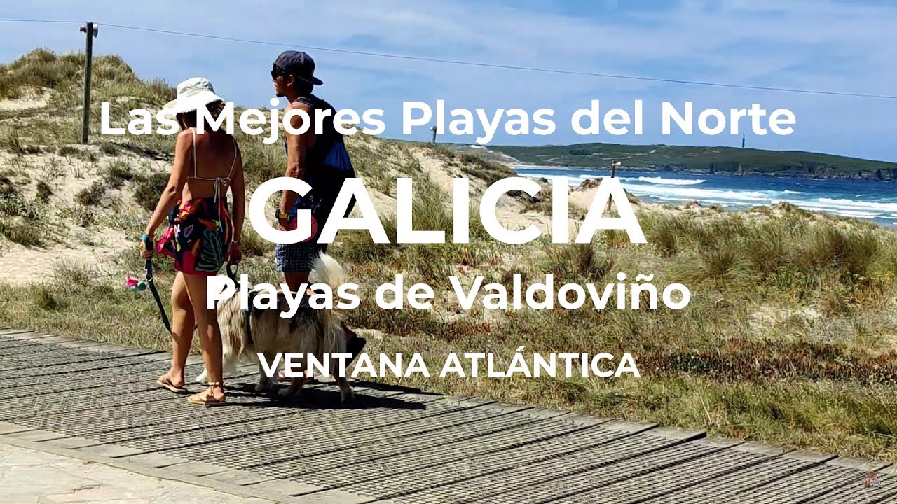 Playas de Valdoviño. Turismo Galicia 4k.