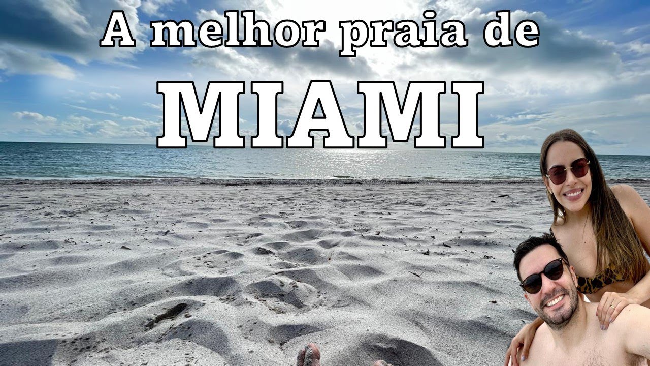 Praia de Key Biscayne, Shorty's BBQ e carregando nosso carro Miami - 2