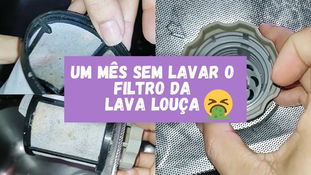 Limpeza do filtro da lava louças / Lava louça Midea 14 serviços