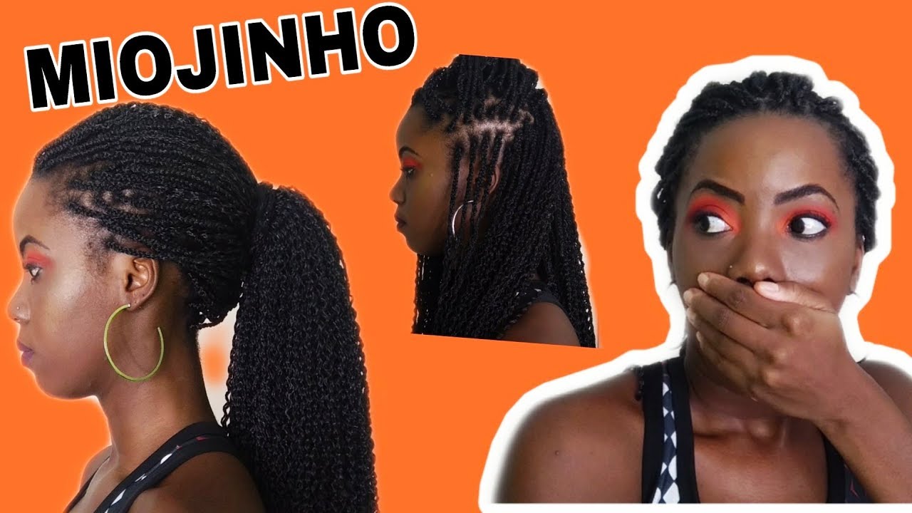 TRANÇAS MIOJINHO - Fiz sozinha!