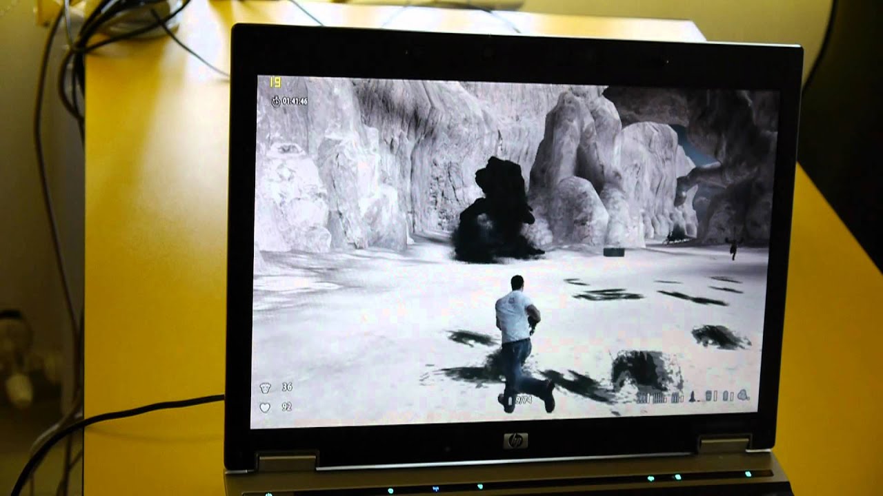 HP Elitebook 6930p (T9400+Radeon HD3470) in Serious Sam 3