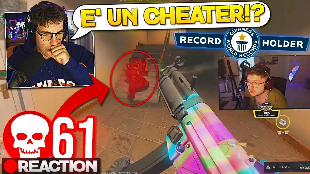 Ecco PERCHÉ TUTTI CREDONO che AYDAN sia un CHEATER!! REACTION a 61 KILL da WORLD RECORD WARZONE 2