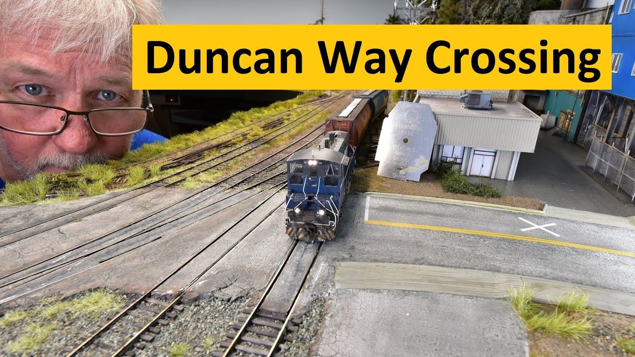 Моделирование железнодорожного переезда (SRY) «Duncan Way» № 247 | Диорама «Бумер»