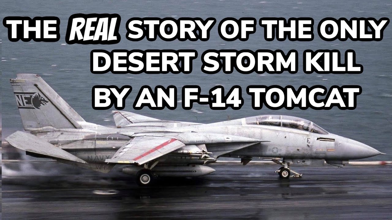 РЕАЛЬНАЯ история единственного уничтожения самолёта F-14 Tomcat в ходе операции «Буря в пустыне»