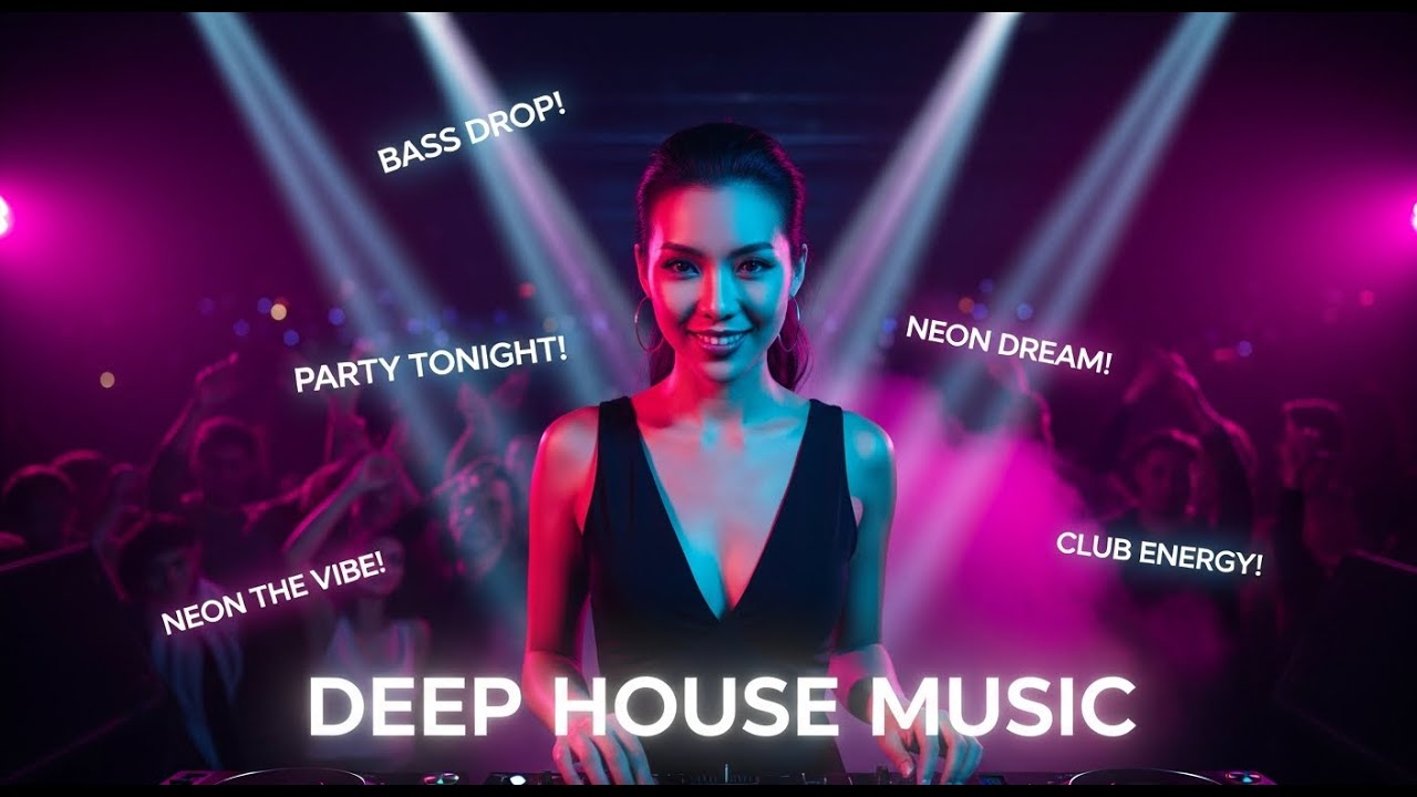 Deep House Music Midnight Energy ⚡ Bass Heavy Electronic Motion