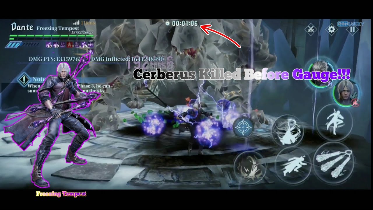 Cerberus HAH-S Bosshunt Killed Before Gauge | FT, PL, NL | Devil May Cry: Peak of Combat