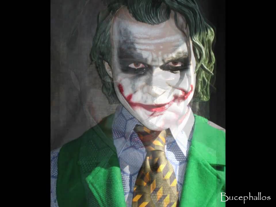 The Dark Knight Joker life size bust (Prison Version) painted by Bucephallos
