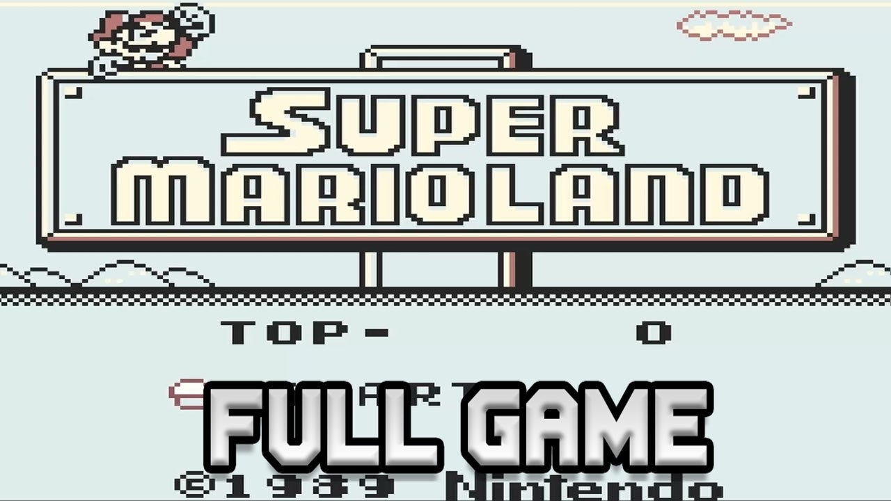 Super Mario Land Gameplay Walkthrough Full Game - No Commentary (MAR10)