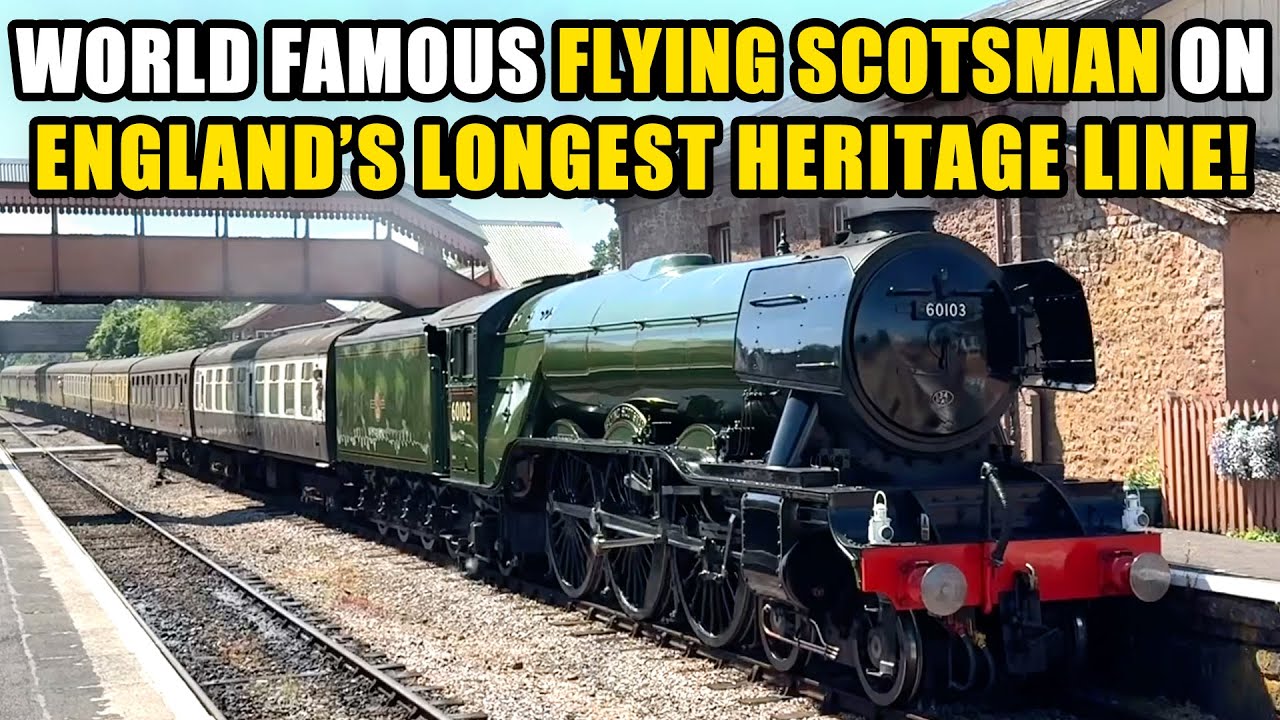 60103 'FLYING SCOTSMAN' in action on the WEST SOMERSET! PLUS 7812 'Erlestoke Manor' on a hot Monday!