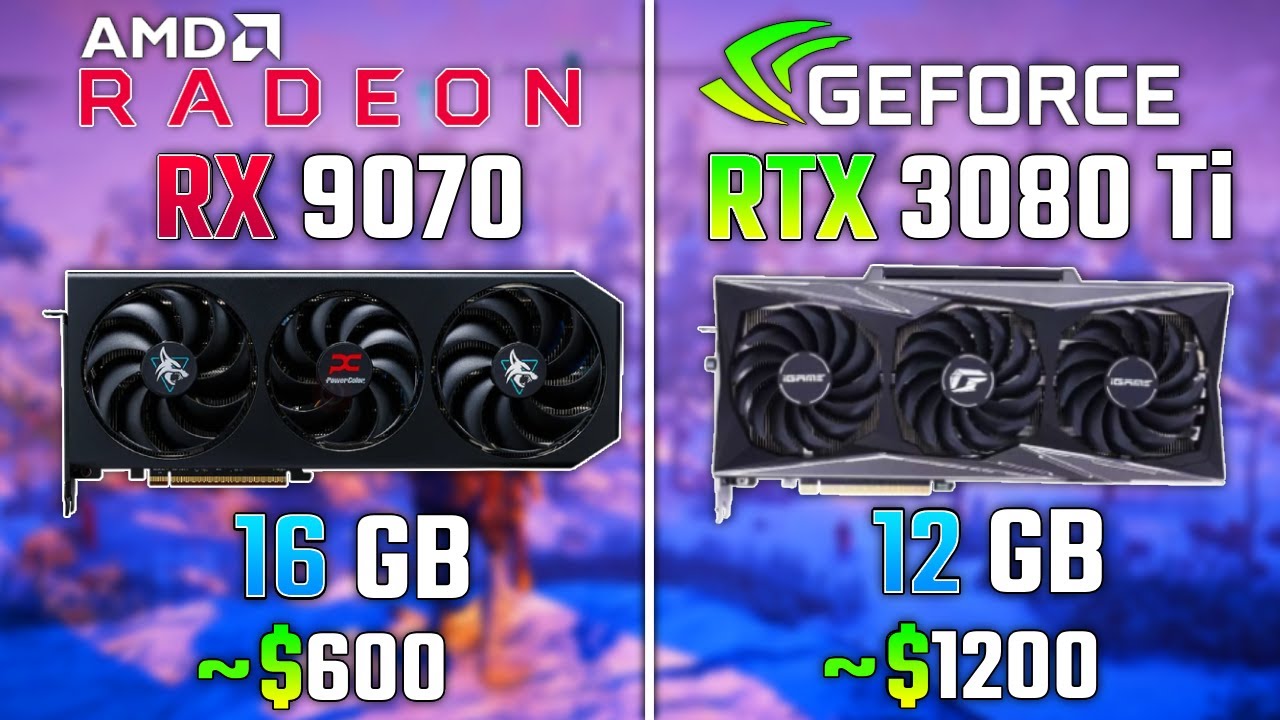 AMD RX 9070 vs RTX 3080 Ti | Test in 6 Games