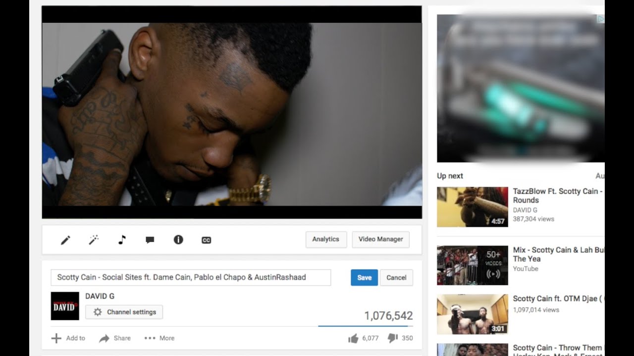 Scotty Cain, Dame Cain, Pablo El Chapo & Austin Rashaad - Social Sites