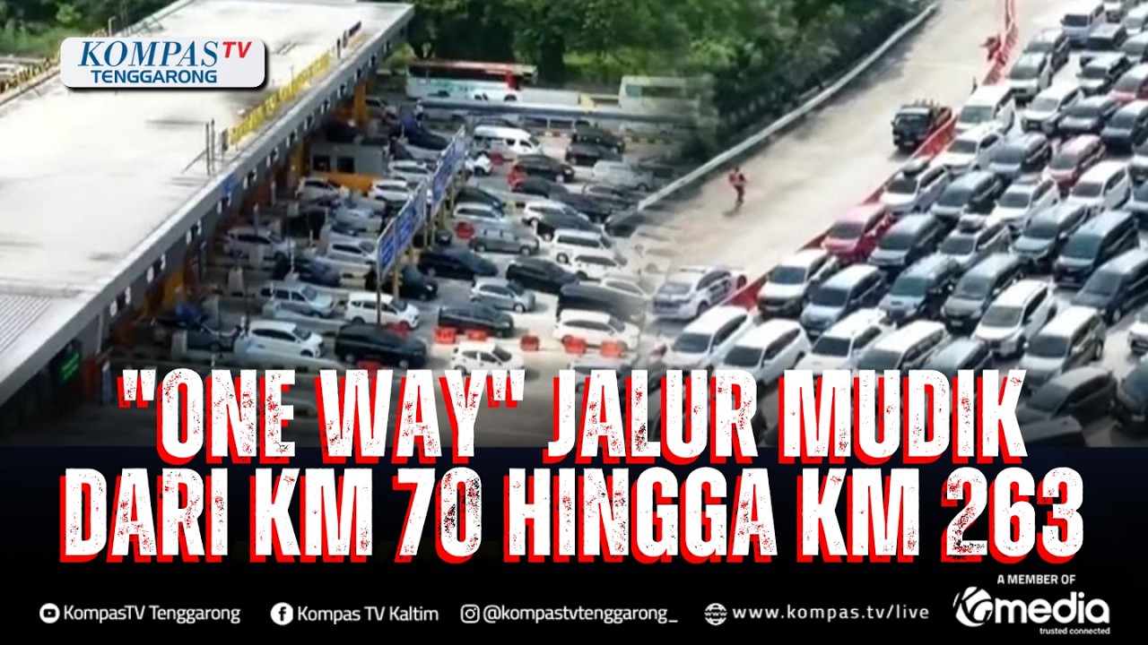 One Way Jalur Mudik di Tol Cipali Mulai KM 70 Hingga KM 263
