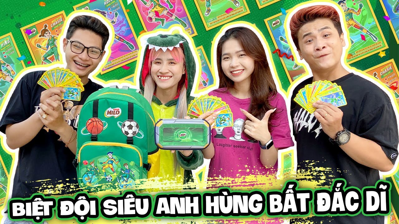 Cơn Sốt Thẻ H&igrave;nh D&aacute;n MILO | Biệt Đội Si&ecirc;u Anh H&ugrave;ng Bất Đắc Dĩ - V&ecirc; V&ecirc; Channel