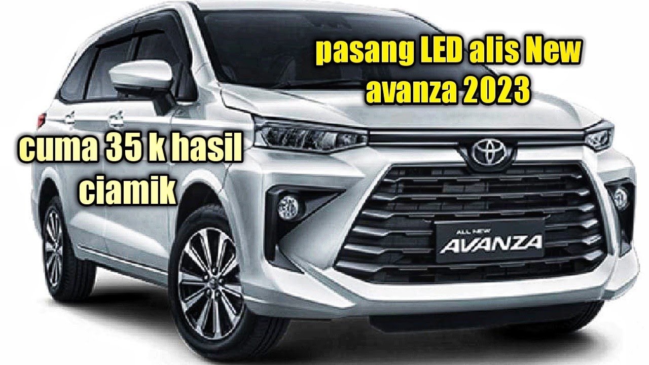 Pasang LED alis pada New avanza 2023 ciamik cuma 35 ribuan