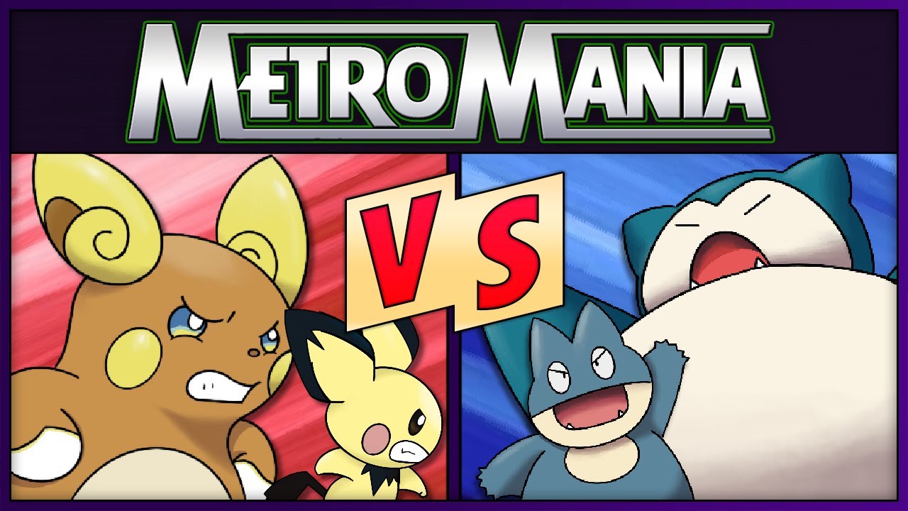 MetroMania Season 11 Heat 1 ♦ RAICHU & PICHU vs SNORLAX & MUNCHLAX