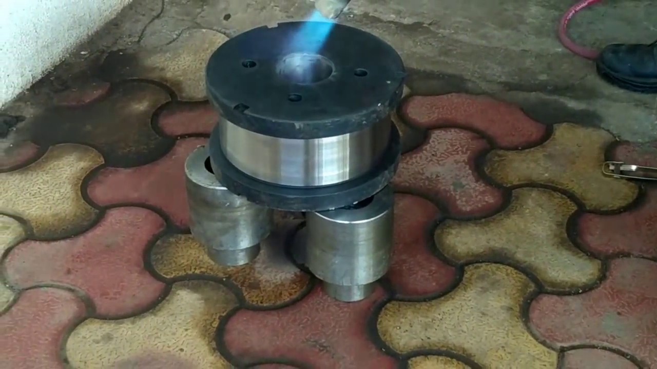 Mechanical Engineering Shrink fitting wheel shaft assembly