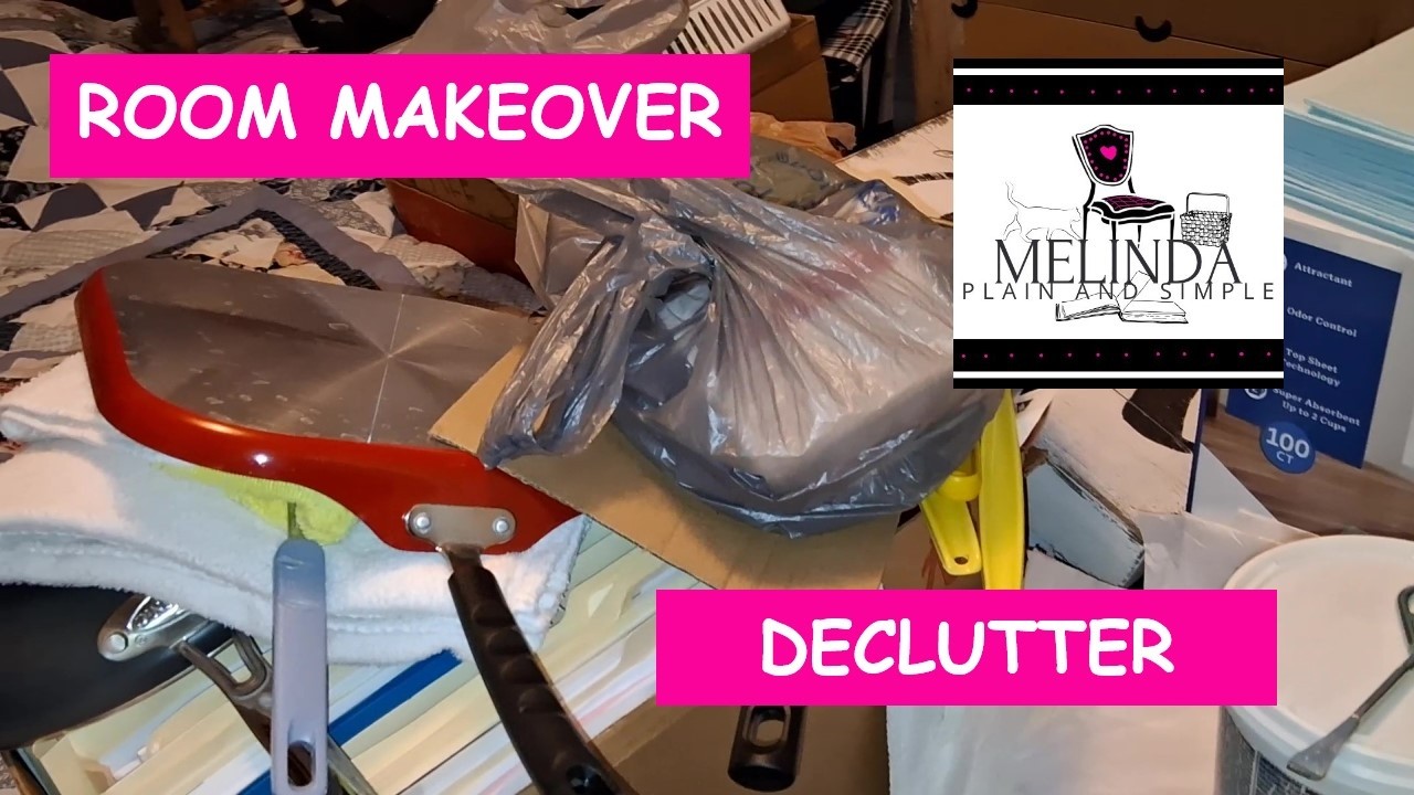 DECLUTTERING AROUND THE HOUSE DOESN'T STOP DURING HOME IMPROVEMENT PROJECTS