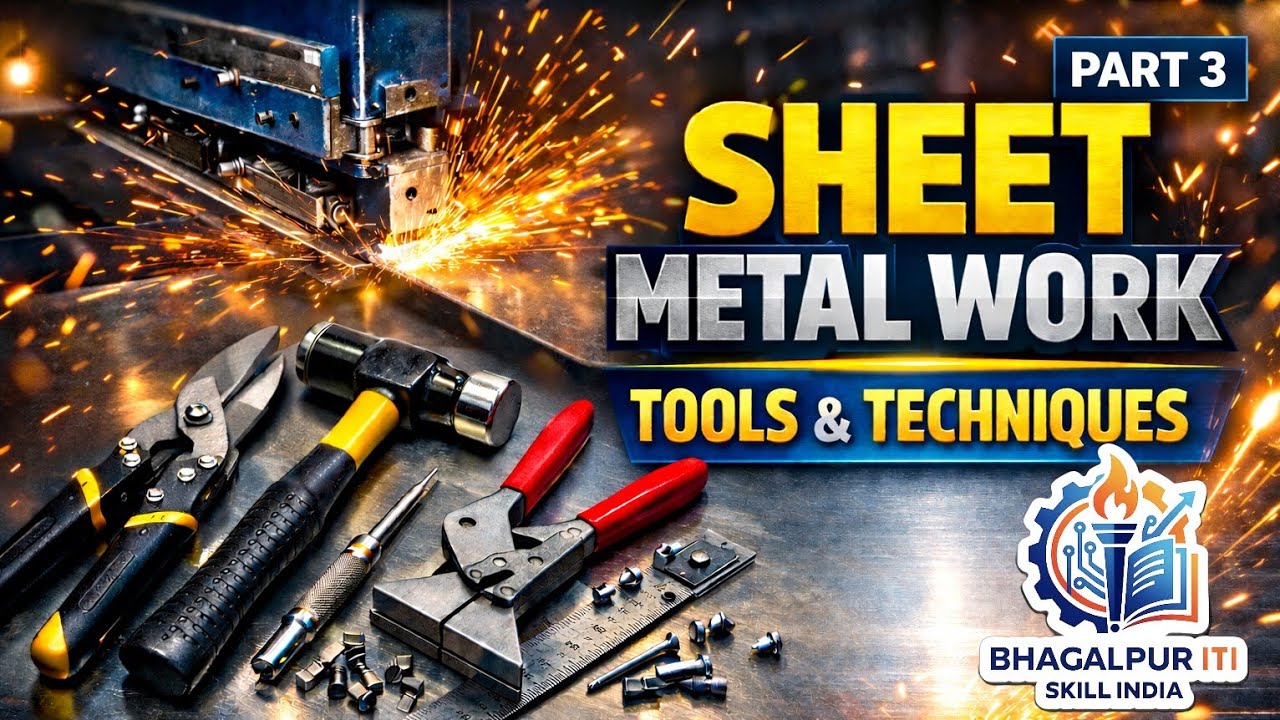 Sheet Metal work |Fitter| Theory class by Abhishek sir | Part 3 |