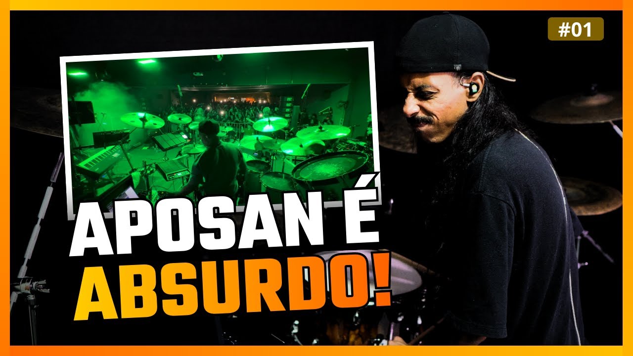 Alexandre Aposan: As TÉCNICAS de bateria que fazem ele ser ÚNICO! | ANÁLISE DE BATERIA