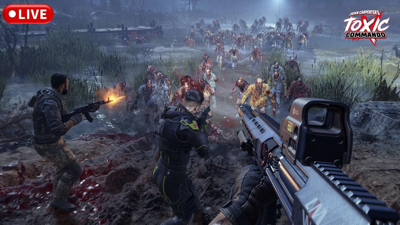 ゾンビの大群×カーアクション　難易度：HRAD　【Toxic Commando】　#ゲーム実況
