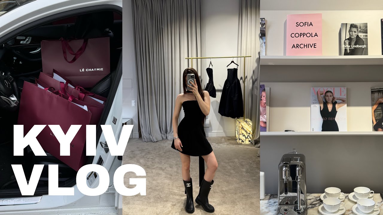 VLOG KYIV | поїздка з чоловіком, шопінг, українські бренди, зустрічі з подругами, заклади