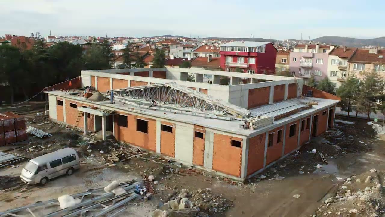 METROPOL ADA İNŞAAT // ERMİŞLER ANADOLU LİSESİ TİMELAPSE // 2021