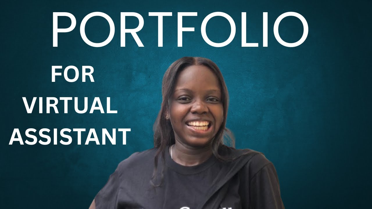 VIRTUAL ASSISTANT PORTFOLIO | Step-by-step Guide | No experience Needed