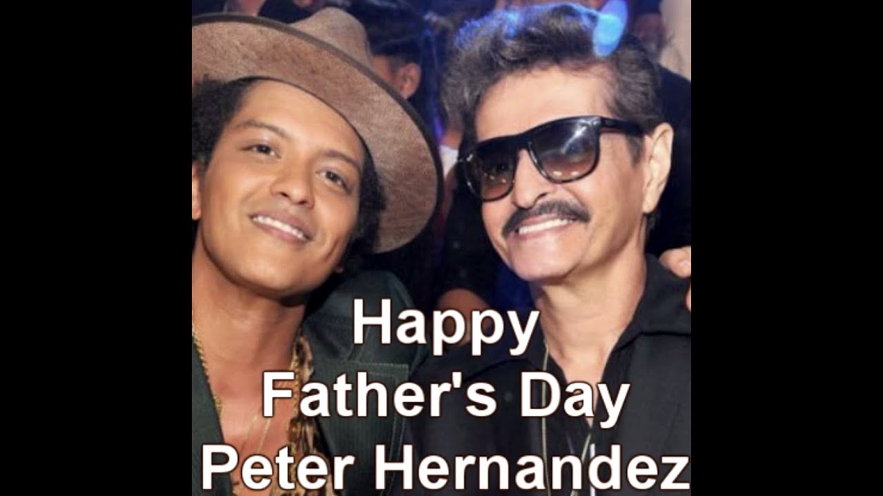 Papa Mars (Peter Hernandez) Bruno Mars Father - Happy Fathers Day 2018