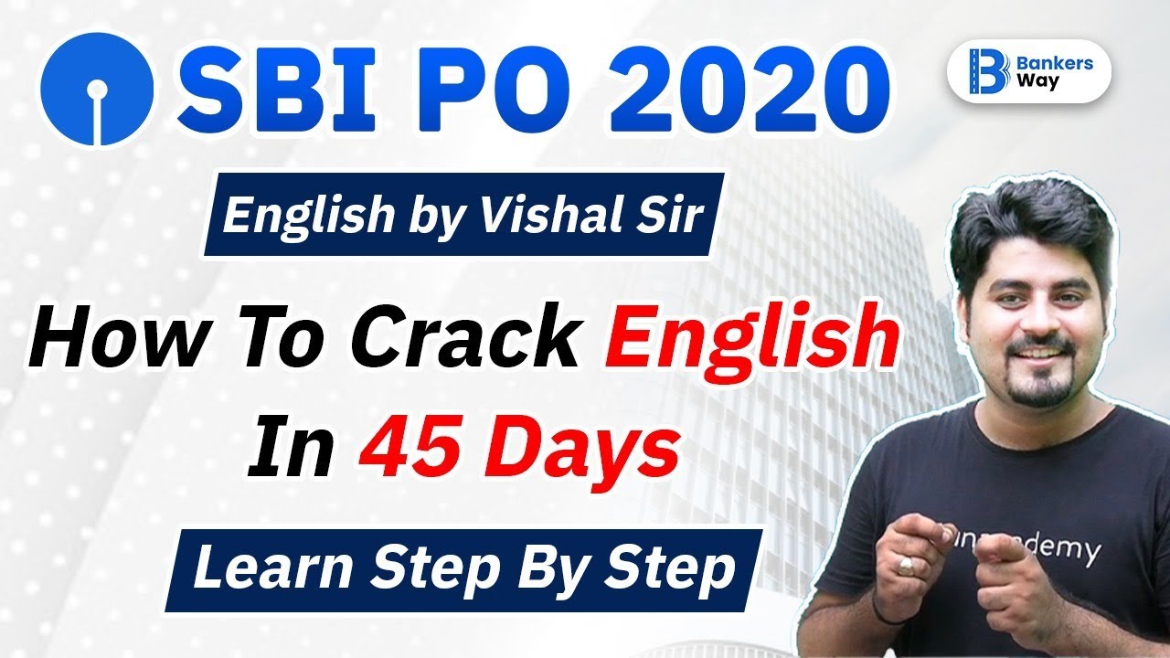 SBI PO 2020 | How to Crack English in 45 Days | Learn by Vishal Parihar