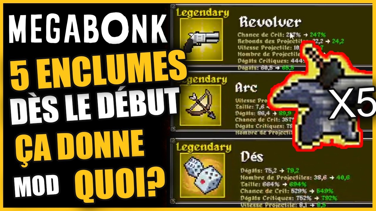 5 ENCLUMES AU DÉMARRAGE, CA DONNE QUOI? sur MEGABONK (MODS)