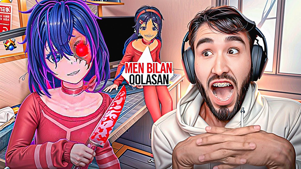 Qo'rqinchli Anime o'yin (O'yin ichiga tushib qoldim) | MiSide #1