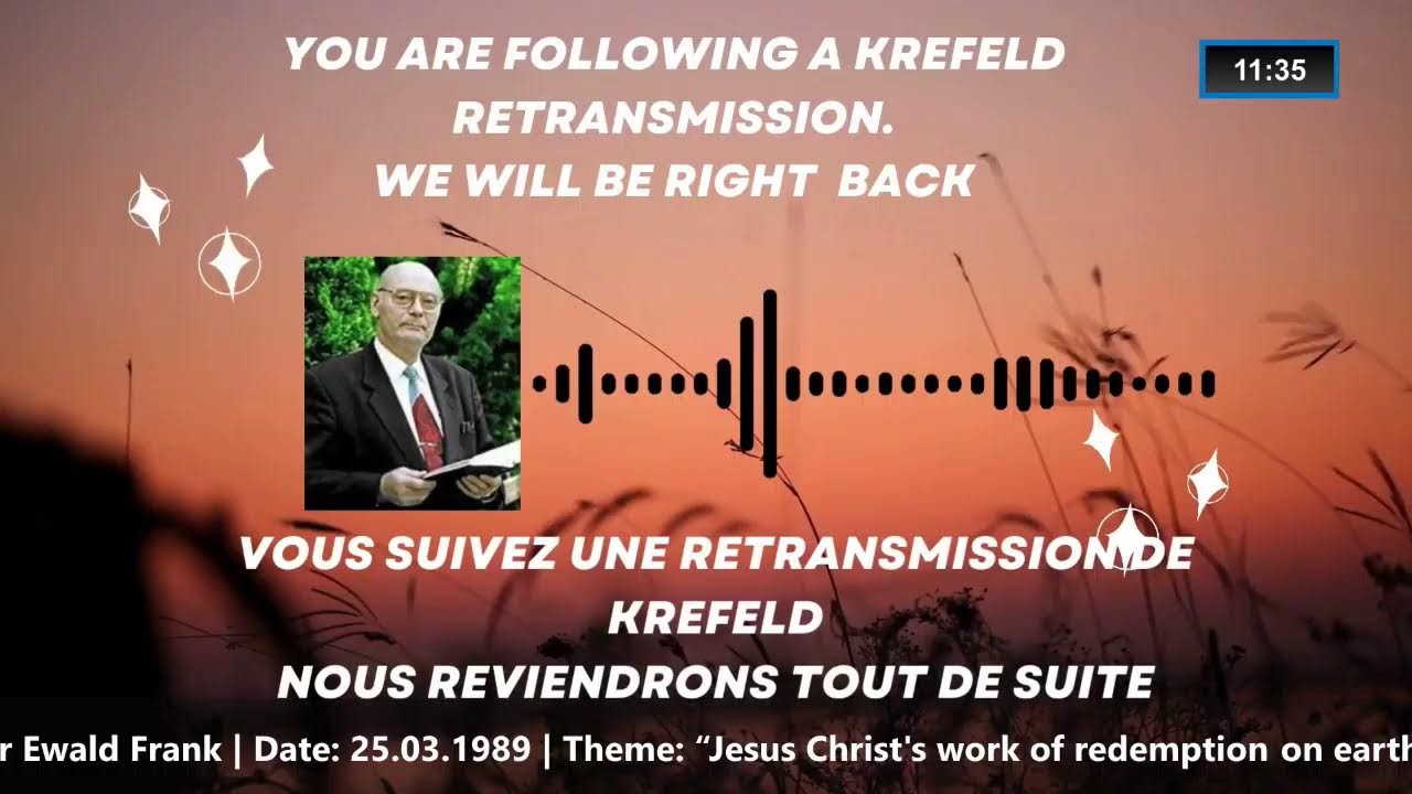 JFCM Sunday Service | 18 January 2026 | Krefeld Streaming