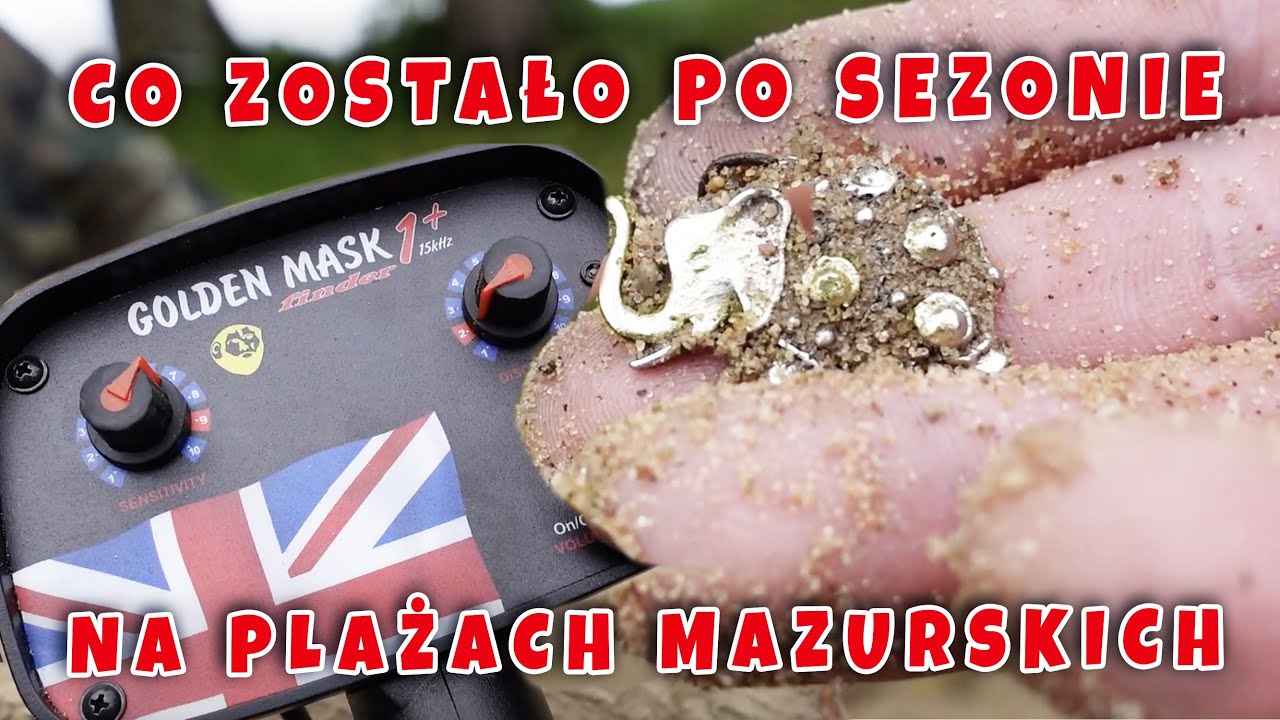 Co pozostało po sezonie na plażach # 1. Poszukiwania wykrywaczem metali nad jeziorem Jeziorak