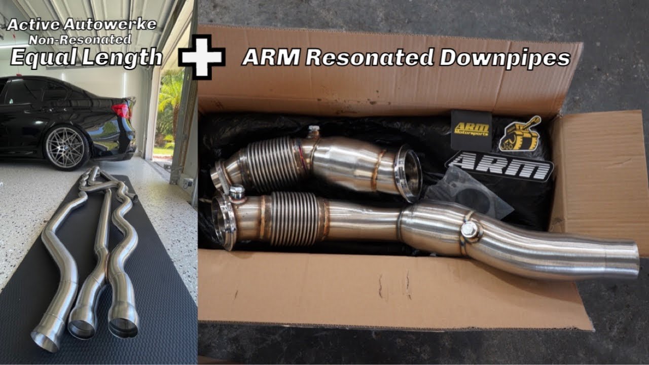 ARM Resonated Downpipes + Active Autowerke Equal Length Mid Pipe POV Drive | BMW M3 M4 M2 (Review)