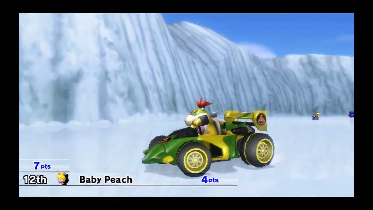 Mario Kart Wii Gameplay ( Bowser Jr)