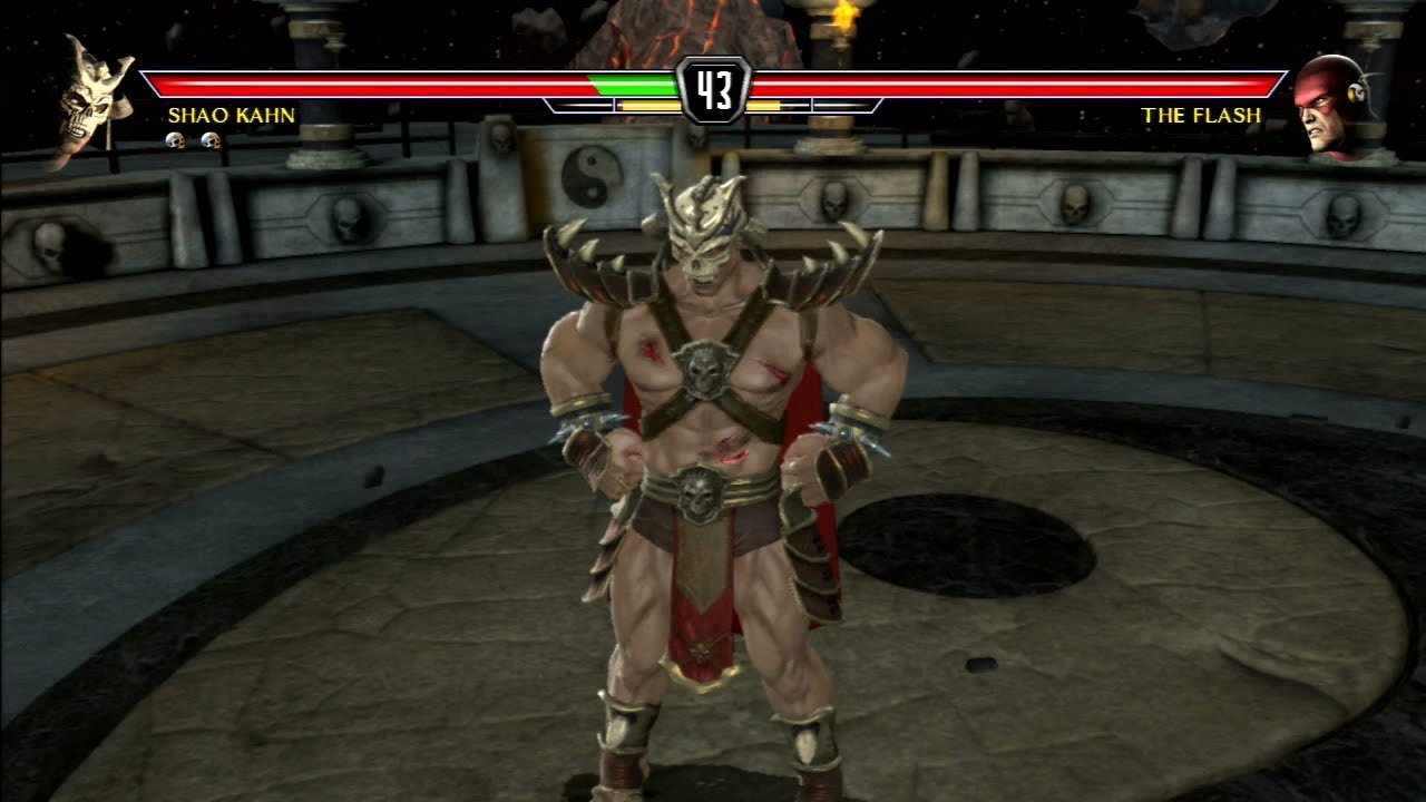 MK VS DC Playthrough on Very Hard - Shao Kahn (No Rounds or Matches Lost)