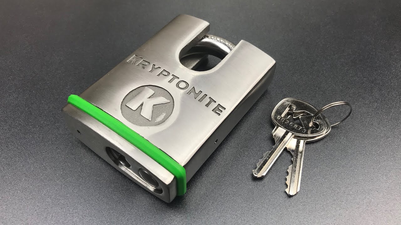 [666] Kryptonite 63mm Closed Shackle  Padlock Picked and Gutted (Model 851127)