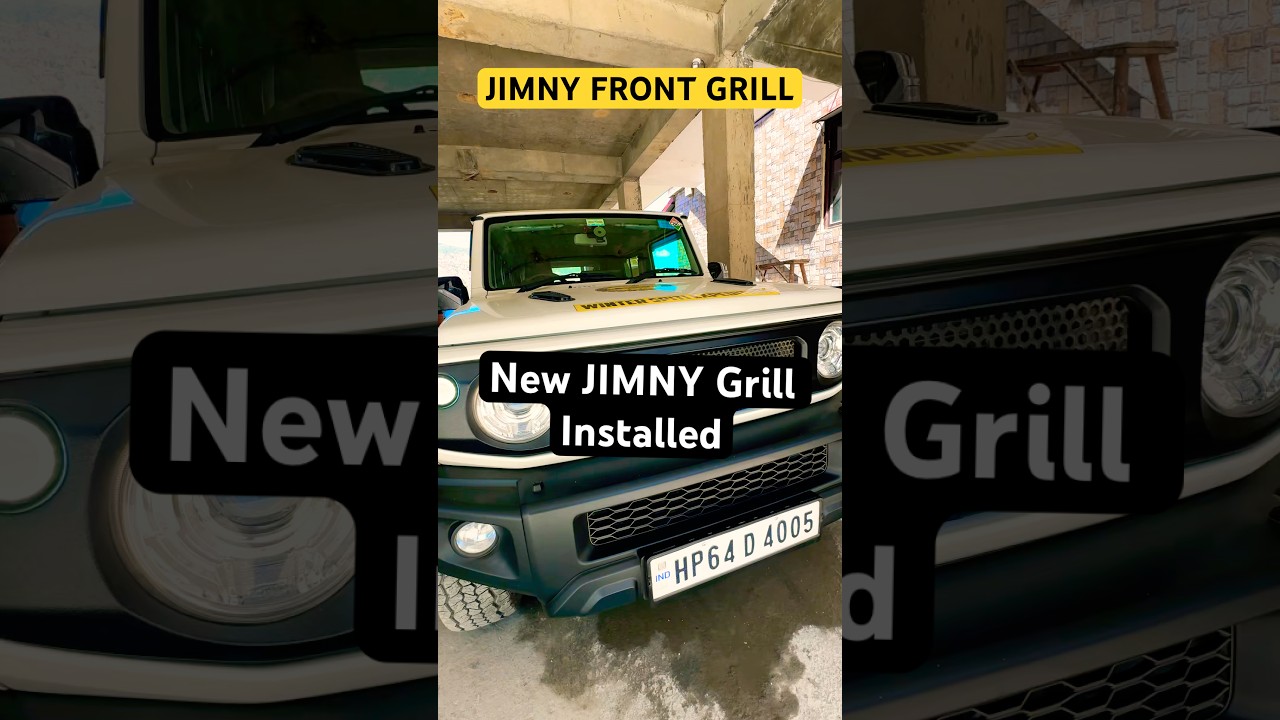 JIMNY New Accessory Front GRILL ( Abs Material) Modified 🔥🔥| #jimny #jimnymodified