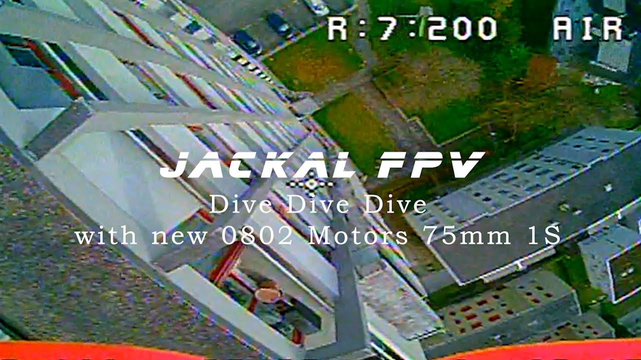 Dive! Dive! Dive! with new 0802 27000KV Motors 75mm - 1S Freestyle