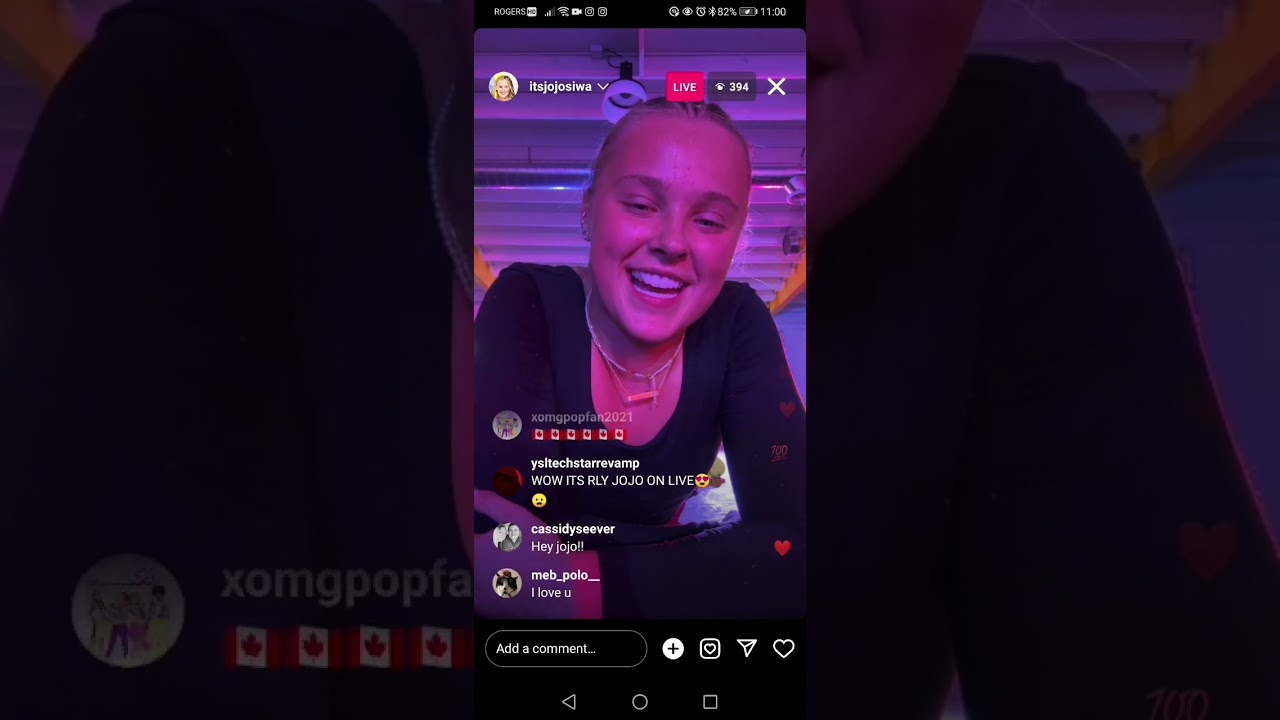 JoJo Siwa | Instagram Live | 12.23.2023