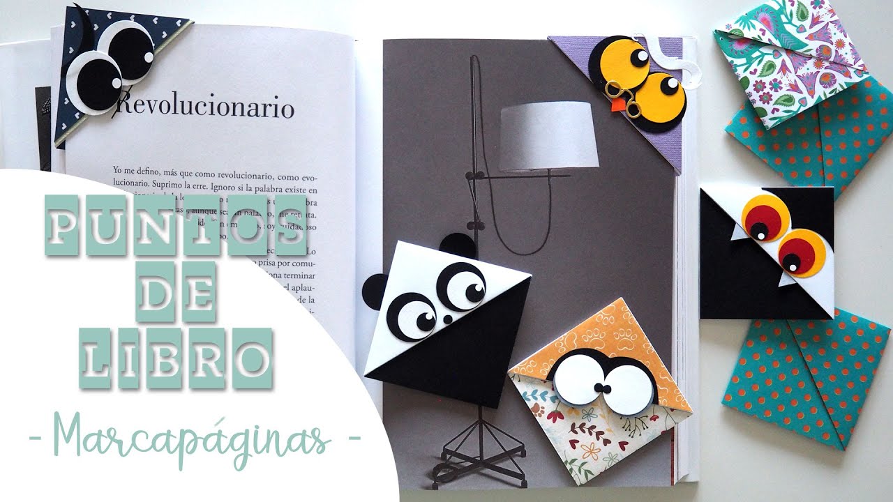 ¡6 Marcapáginas Origami SÚPER FÁCILES y DIVERTIDOS!