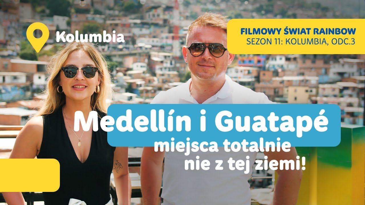 Filmowy Świat Rainbow - Medellin i Guatape niezwykłe miasta Kolumbii