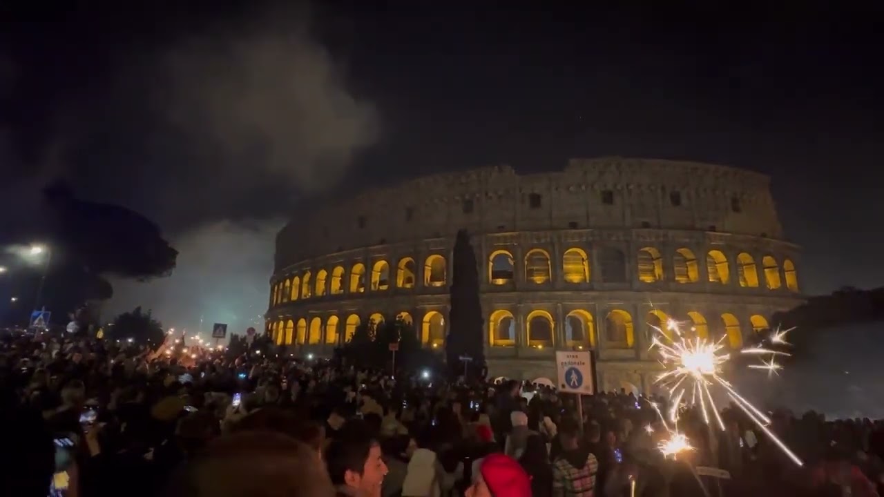 New Year's 2023: Rome Midnight Fireworks, Colosseo
