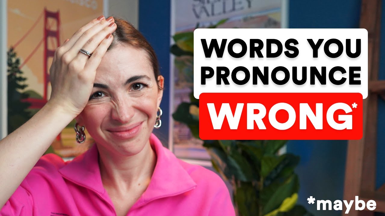 14 English Words You're (probably) Mispronouncing! | Difficult Pronunciation | Common Mistakes