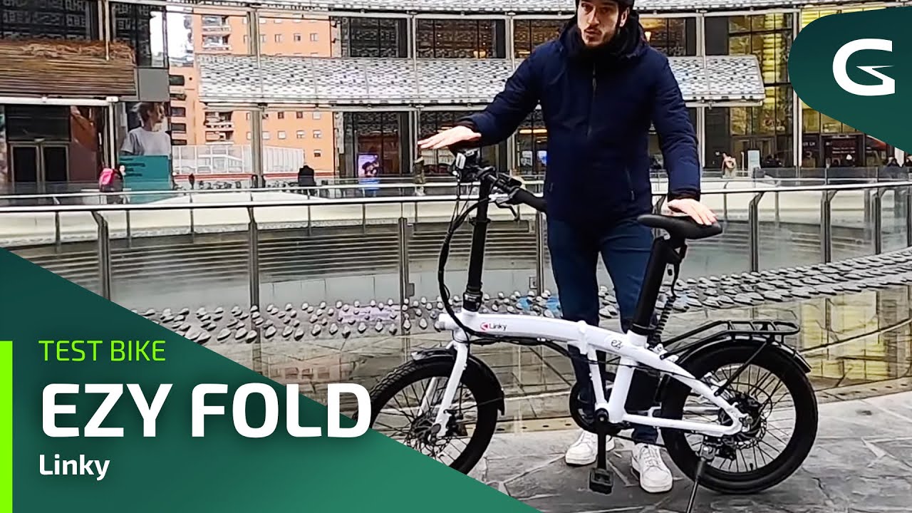 Test su strada dell'e-bike Ezy Fold di Linky