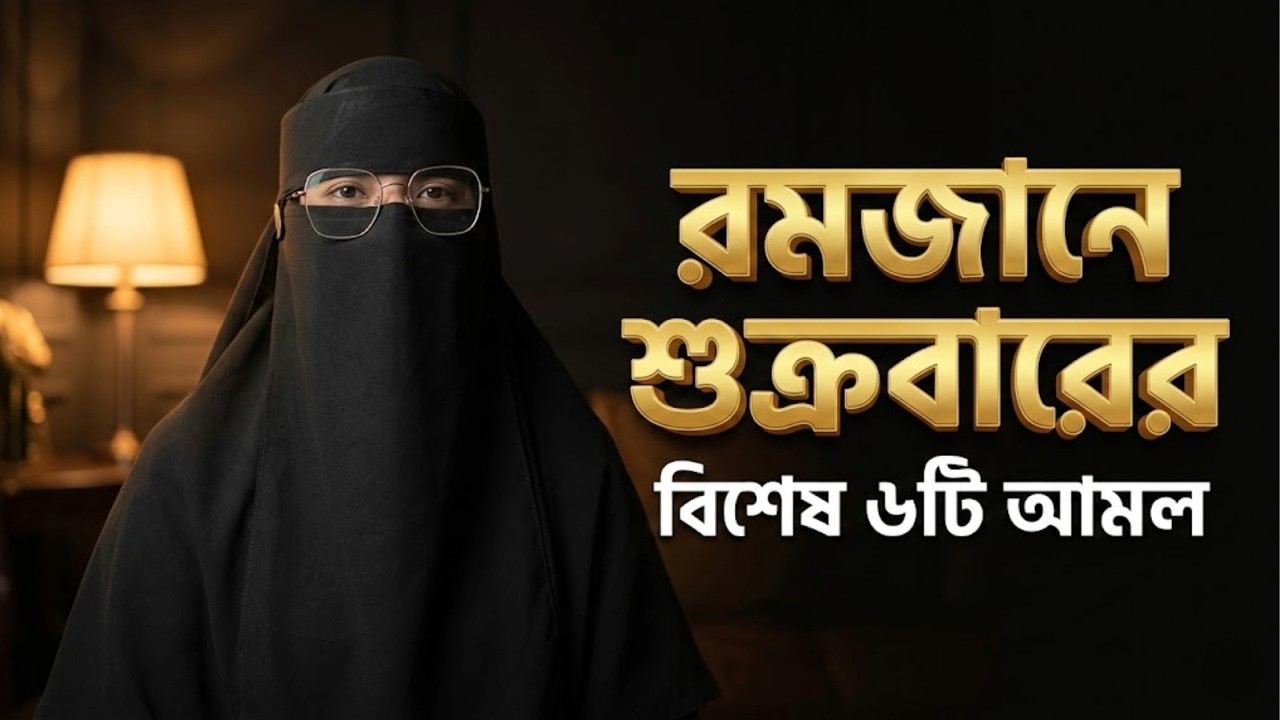 রমজানে শুক্রবারের বিশেষ ৬টি আমল 🤲 মহিলাদের জন্য জরুরি বার্তা | Juma Special Amal in Ramadan