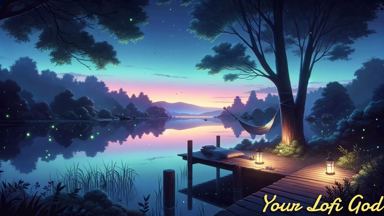 Lakeside Night: Lofi Hip-Hop by the Moonlit Shore