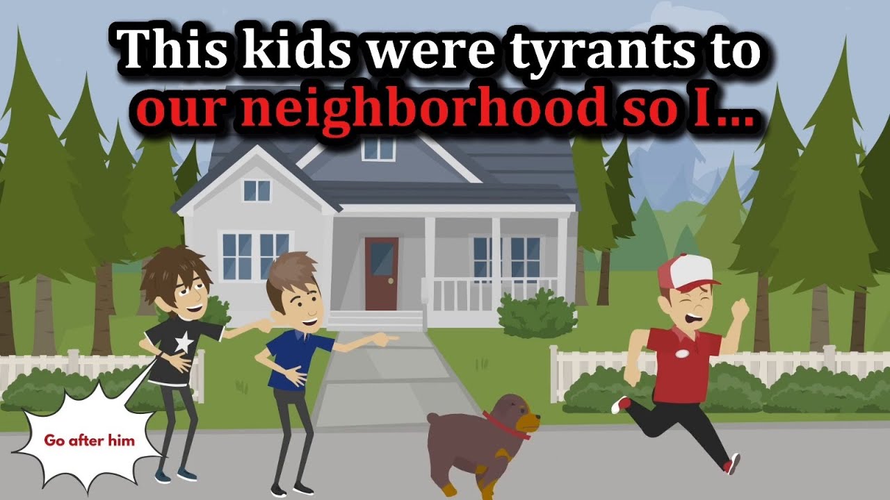 This kids were tyrants to our neighborhood so I…