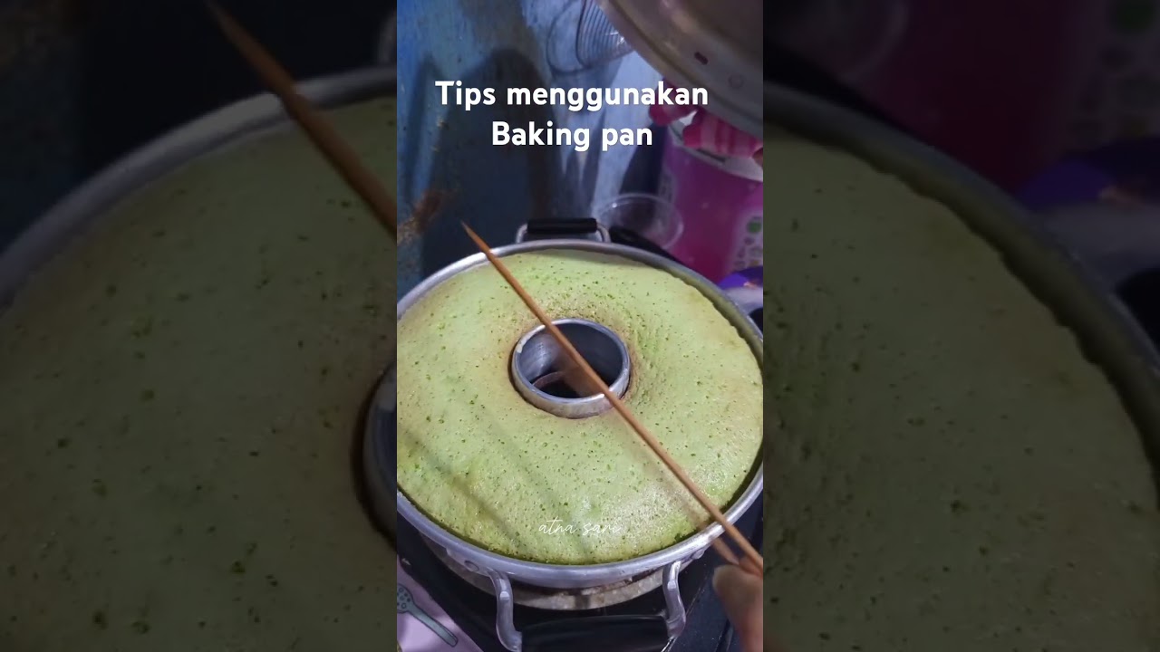Tips supaya atas bolu kering 