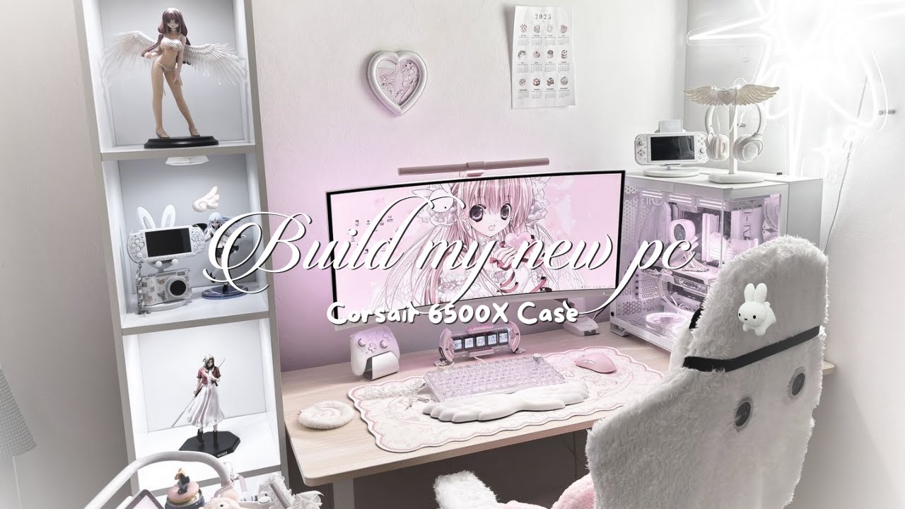 build my new pc with me ♡ corsair 6500X mid tower